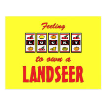 Lyckligt att äga en Landseer roligthund design Vykort