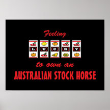 Lyckligt att äga en rolig design för australiensis posters
