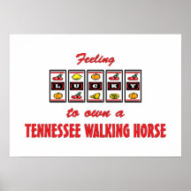 Lyckligt att äga en Tennessee som går rolig design Print
