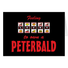Lyckligt att äga Peterbald en rolig kattdesign Kort