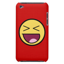Lyckligt enormt ansikte Case-Mate iPod touch case