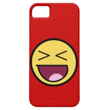 Lyckligt enormt fodral för ansikteiPhone 5 iPhone 5 Case-Mate Fodraler