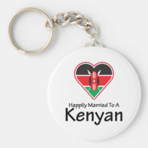 Lyckligt gift kenyanskt nyckel ring