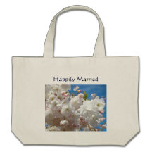 Lyckligt gifta blommor för tote bagsvårblommar