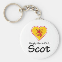 Lyckligt gifta Scot Nyckelringar