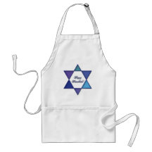 Lyckligt Hanukkah davidsstjärnaförkläde