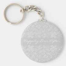 Lyckligt någonsin efter KeyChain-Personalizable te Nyckelring