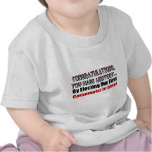 Lyckönskan valde du en kommunist i chef t-shirt