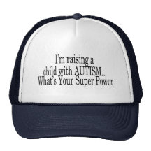 Lyfta ett barn med Autism vad är din toppen, driva Trucker Kepsar
