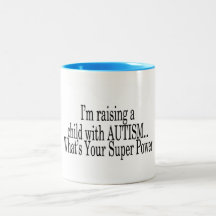 Lyfta ett barn med Autism vad är din toppen, driva Kaffe Mugg