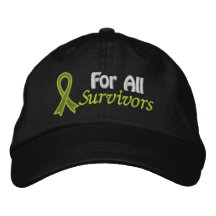 Lymfkörtelcancer för alla överlevandear broderade baseball kepsar
