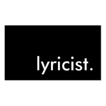 lyricist. visit kort