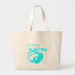 Lyssna till electroen tote bag