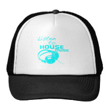 Lyssna till husmusik baseball hat