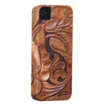 lyxigt modeläder flår VOL6 Case-Mate iPhone 4 Cases