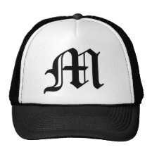 M-text gammalt engelska trucker keps