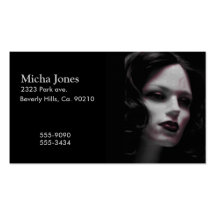 Macabre Lady Mannequin Business Cards