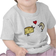 Macaroni- och ostbebis tee shirts