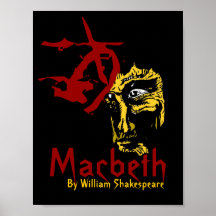 Macbeth befordrings- affischShakespeare festival