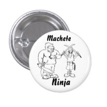 Macheten & Ninja knäppas Pins