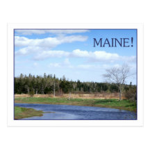 Machias Maine Vykort