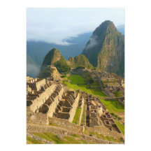 Machu Picchu fördärvar Anpassade Inbjudningskort