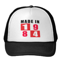Made In 1984 Birthday Designs Trucker Hat
