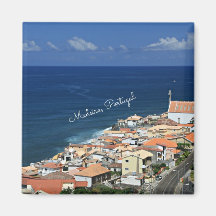 Madeira Portugal landskap Magneter För Kylskåp