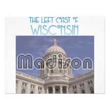 Madison Wisconsin Anpassade Inbjudningskort