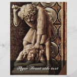Madonna av Canon George Skåpbil Der Paele Specific Full Färg Flygblad