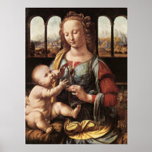 "Madonna av Carnation'en Affisch