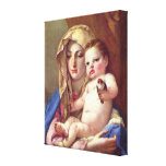 Madonna av steglitsen canvastryck