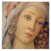 Madonna - Bottichelli Keramiska Plattor