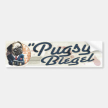 Mafioso Pugsy Beigel vid Mudge studior Bildekaler