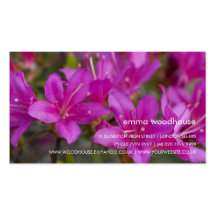Magentafärgad Azalea DSC1724 Visitkort