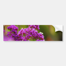 Magentafärgad blommigt bildekal