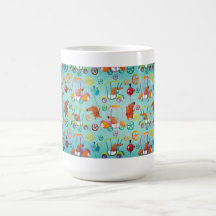 Magical bilmönster kaffe mugg