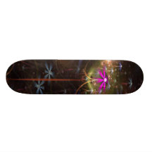 magical mörk blommaskateboard