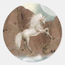 Magical skönhetklistermärke för Unicorn