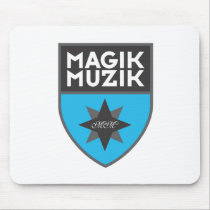 Magik Muzik "blått ", musmattor