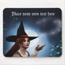 Magisk häxa tätt upp Mousepad Musmatta