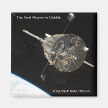 Magnet/finalbeskickningen till Hubble Kylskåpsnagnet