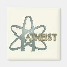 Magnet för ateist (officiellt amerikanateistsymbol magnet för kylskåp