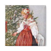 Magnet för Carl Larsson julgrankyl