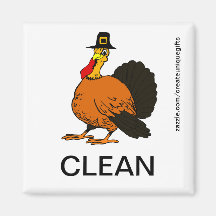 Magnet för diskare för Turky thanksgiving ren Kylskåpsnagnet