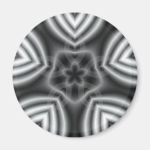 Magnet för geometri för svart vitstjärnaMandala sa Magneter