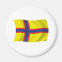 Magnet för Ingrian finländareflagga Magneter För Kylskåp