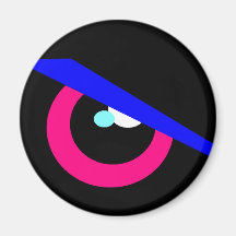 Magnet för KYLMONSTER (tokigt öga 1) Magneter För Kylskåp