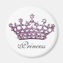 Magnet för Princess Tiara Gem Magneter