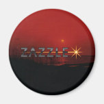 magnet för zazzlelogotyptillträde magnet för kylskåp